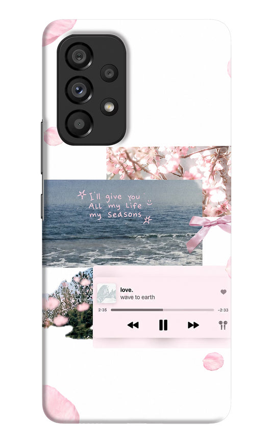 Wave to earth Samsung A53 5G Back Cover