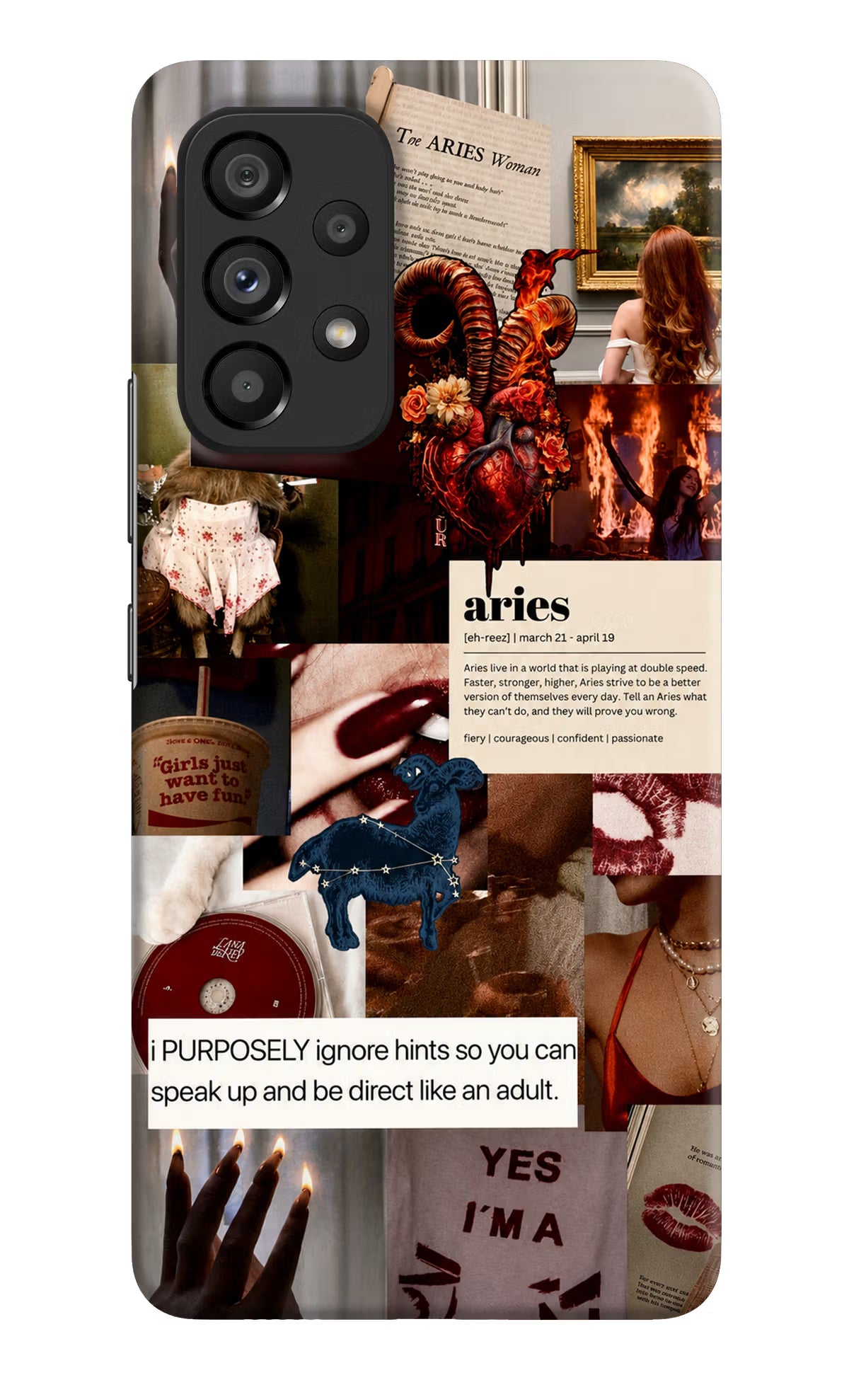 Zodiac Aries Samsung A53 5G Back Cover