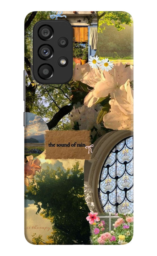 Rain Samsung A53 5G Hard Case Back Cover by Casekaro