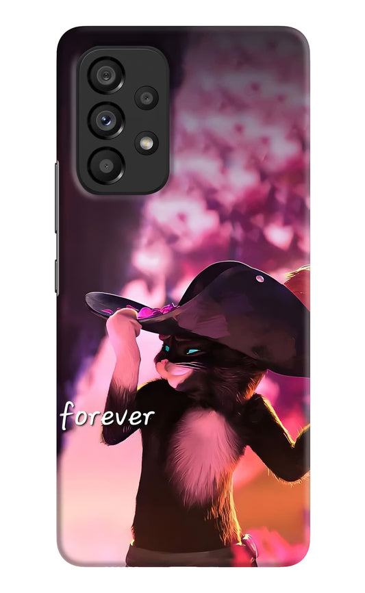Forever Cat Samsung A53 5G Hard Case Back Cover by Casekaro
