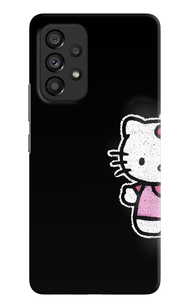 Kitty Charm Samsung A53 5G Hard Case Back Cover by Casekaro