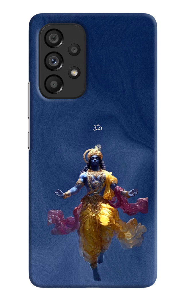 Cosmic Krishna Samsung A53 5G Hard Case Back Cover by Casekaro