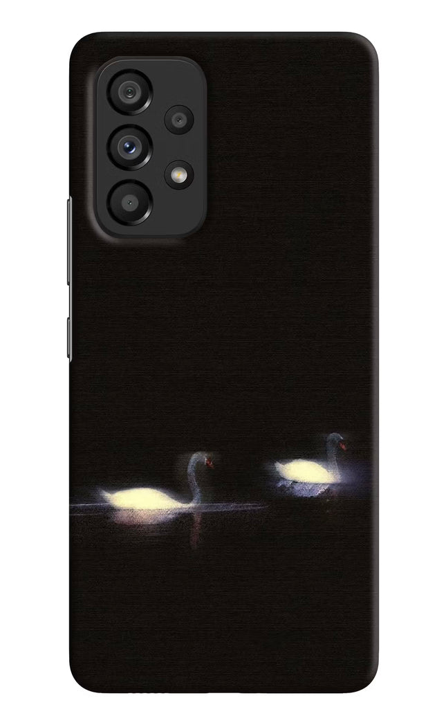 Silent Swans Samsung A53 5G Hard Case Back Cover by Casekaro