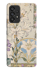 White Lily Samsung A53 5G Back Cover
