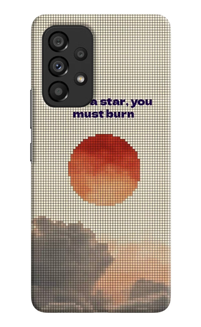Pixel Sun Samsung A53 5G Hard Case Back Cover by Casekaro
