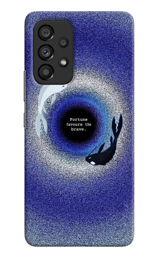 Dark Koi Samsung A53 5G Hard Case Back Cover by Casekaro