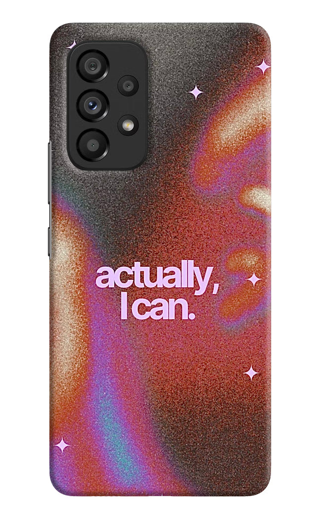 Pink Aura Samsung A53 5G Hard Case Back Cover by Casekaro