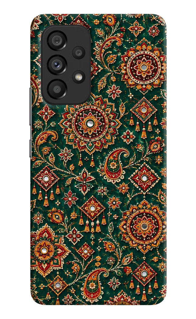 Green Pataka Samsung A53 5G Hard Case Back Cover by Casekaro