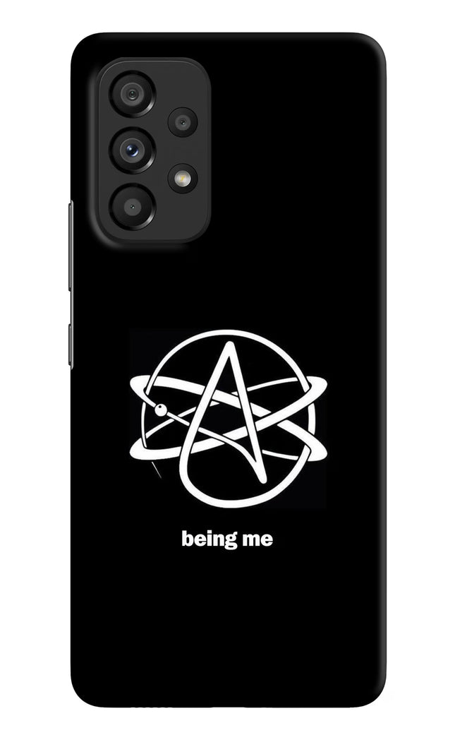 Atheist Symbol Samsung A53 5G Hard Case Back Cover by Casekaro