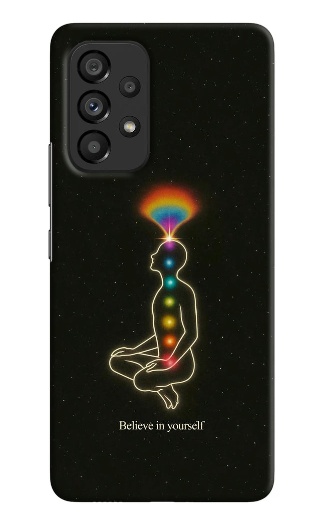Believe in yourself Samsung A53 5G Hard Case Back Cover by Casekaro