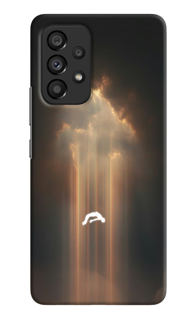 Heavenly Beam Samsung A53 5G Hard Case Back Cover by Casekaro