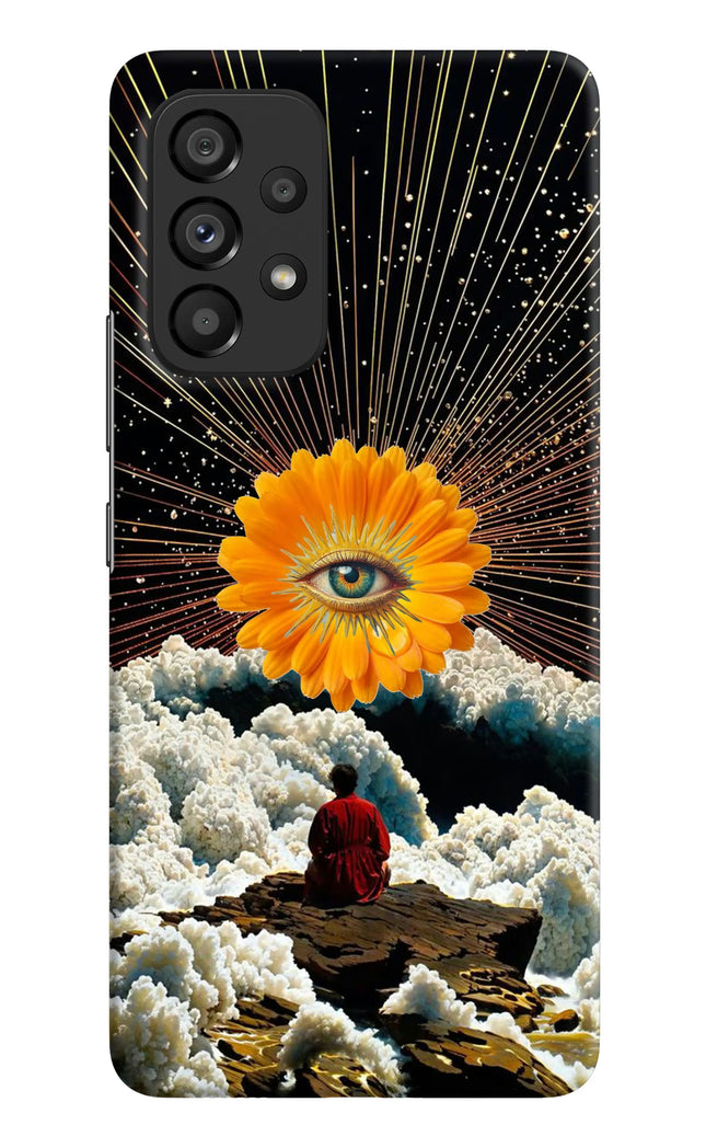Cosmic Flower Samsung A53 5G Hard Case Back Cover by Casekaro