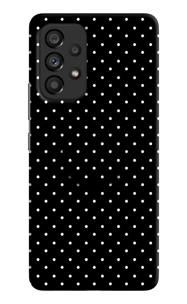 White Dots Samsung A53 5G Pop Case by Casekaro
