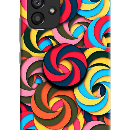 Spiral Pattern Samsung A53 5G Pop Case by Casekaro