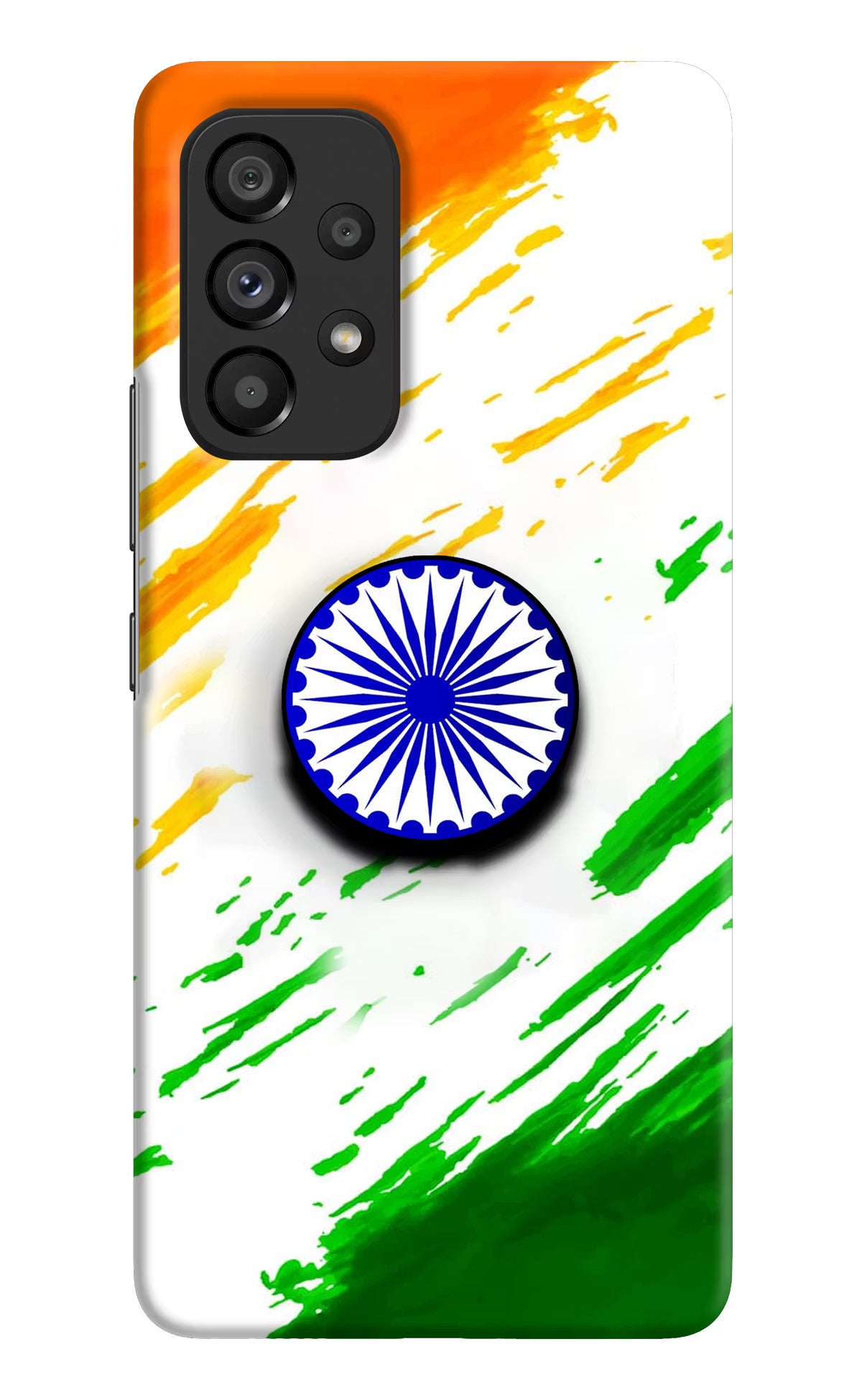Indian Flag Ashoka Chakra Samsung A53 5G Pop Case by Casekaro