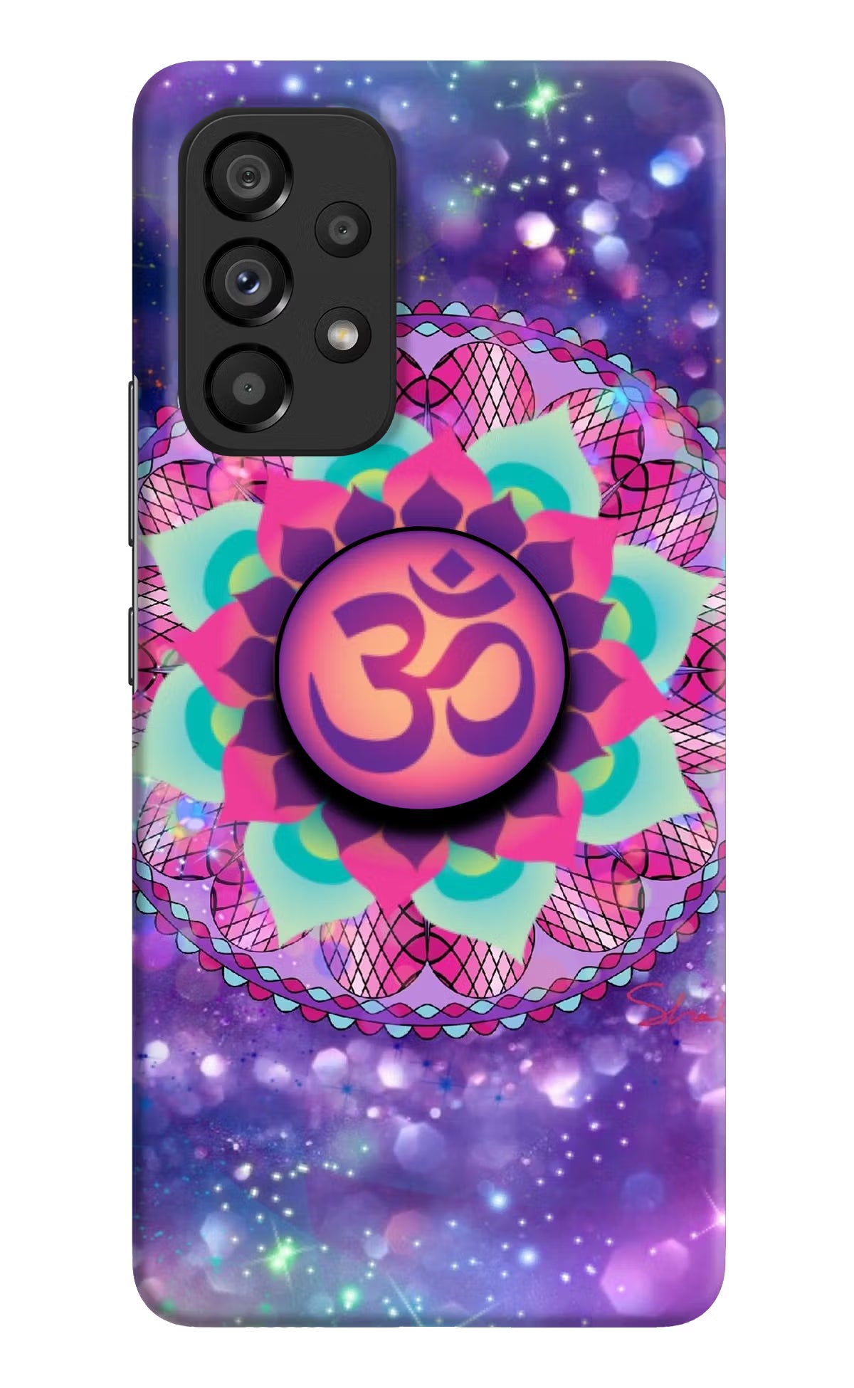 Om Purple Samsung A53 5G Pop Case by Casekaro
