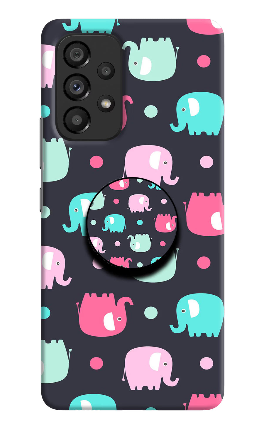 Baby Elephants Samsung A53 5G Pop Case, Hard case