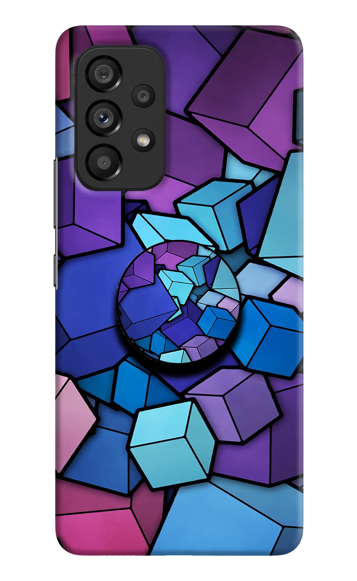 Cubic Abstract Samsung A53 5G Pop Case by Casekaro