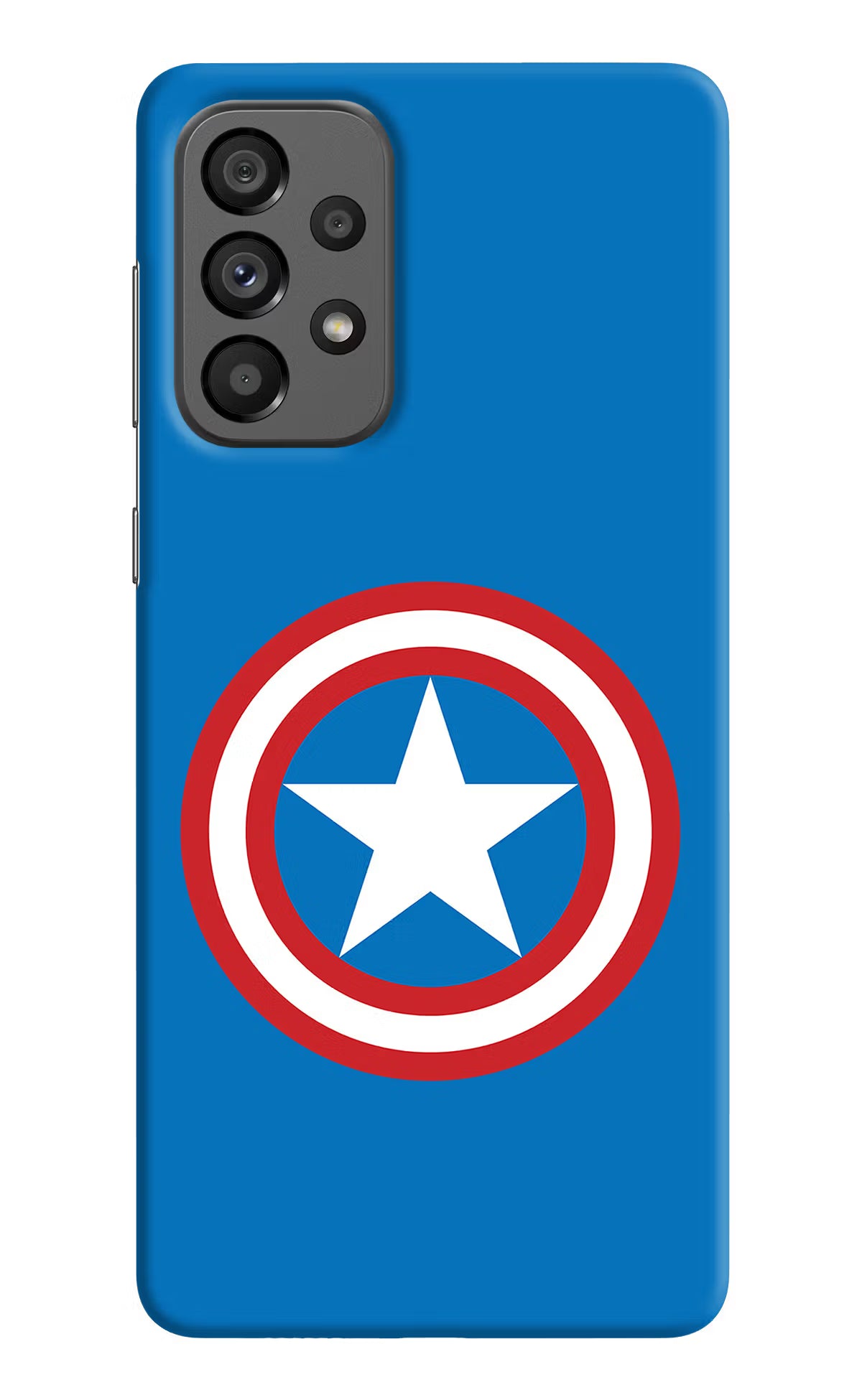 Captain America Logo Samsung A73 5G Hard Case Back Cover by Casekaro