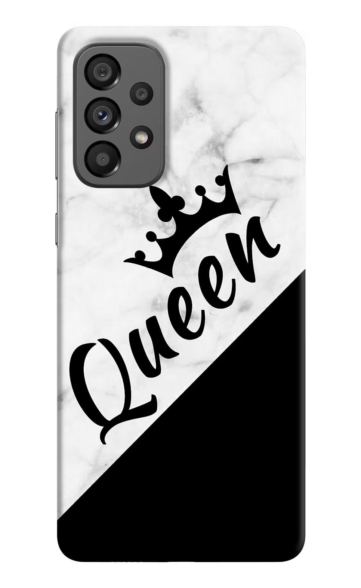 Queen Samsung A73 5G Hard Case Back Cover by Casekaro