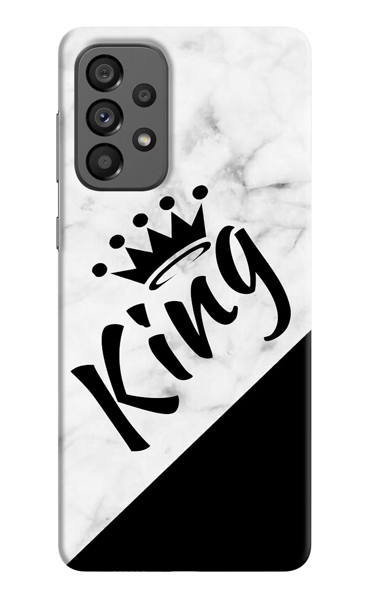King Samsung A73 5G Hard Case Back Cover by Casekaro