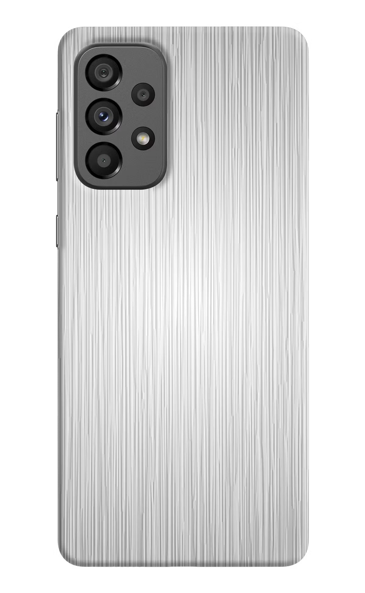 Wooden Grey Texture Samsung A73 5G Hard Case Back Cover by Casekaro