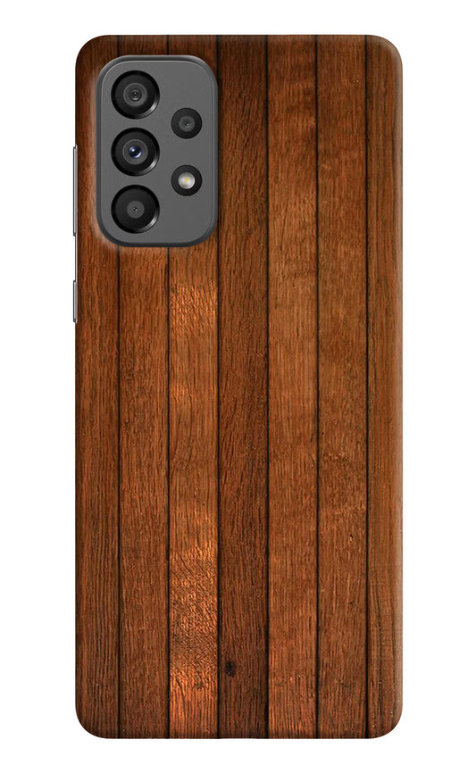 Wooden Artwork Bands Samsung A73 5G Hard Case Back Cover by Casekaro