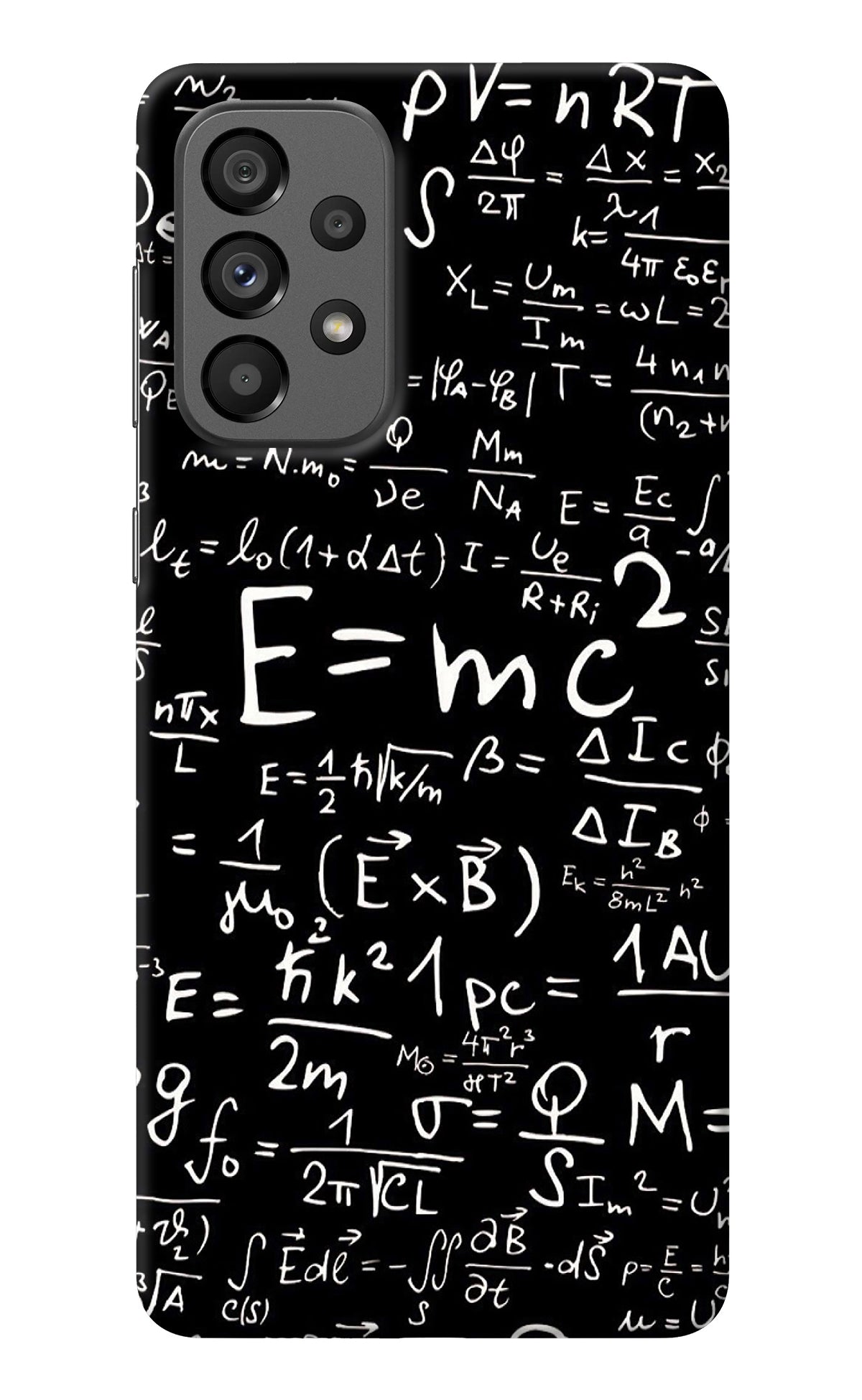 Physics Albert Einstein Formula Samsung A73 5G Back Cover