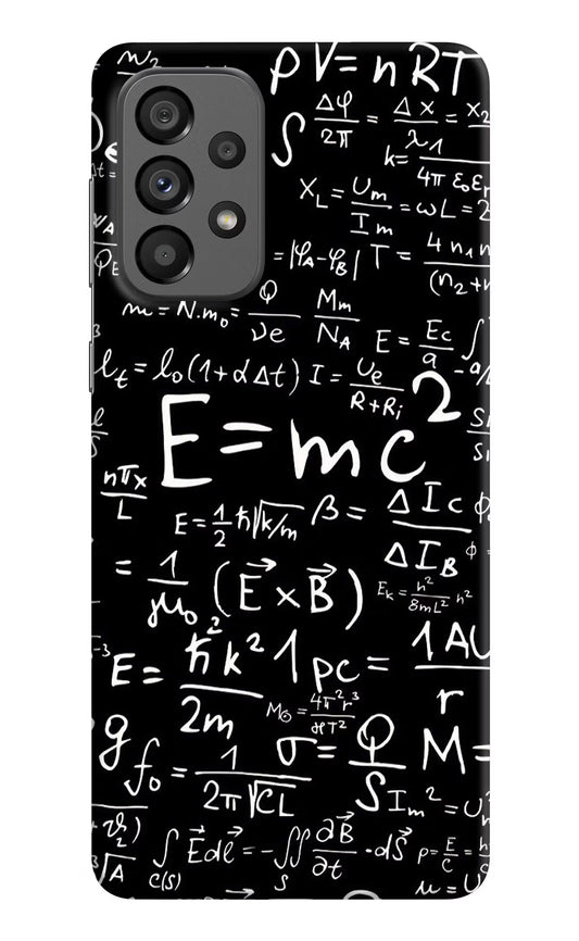 Physics Formula Samsung A73 5G Hard Case Back Cover by Casekaro