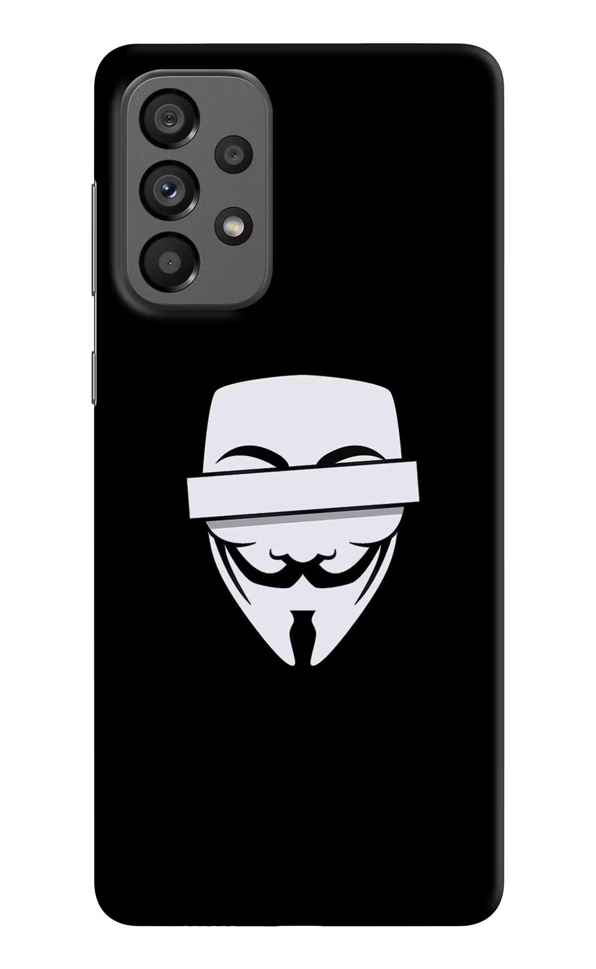 Anonymous Face Samsung A73 5G Hard Case Back Cover by Casekaro