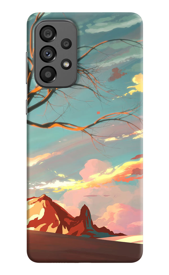 Scenery Samsung A73 5G Hard Case Back Cover by Casekaro