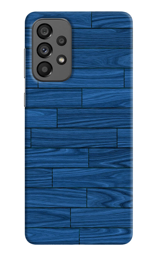 Wooden Texture Samsung A73 5G Hard Case Back Cover by Casekaro
