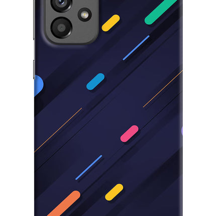 Abstract Design Samsung A73 5G Hard Case Back Cover by Casekaro