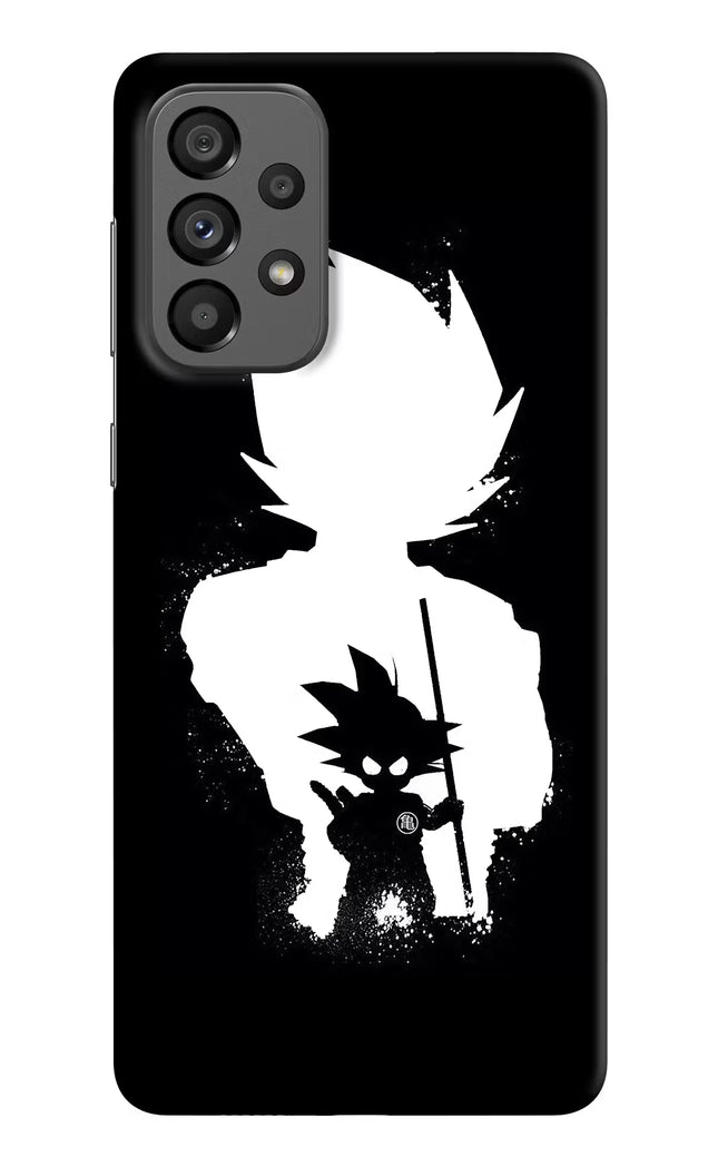 Goku Shadow Samsung A73 5G Hard Case Back Cover by Casekaro