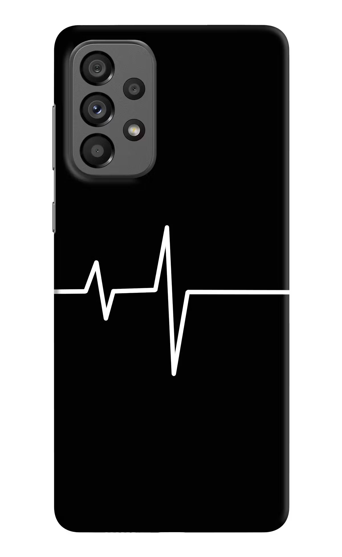Heart Beats Samsung A73 5G Hard Case Back Cover by Casekaro