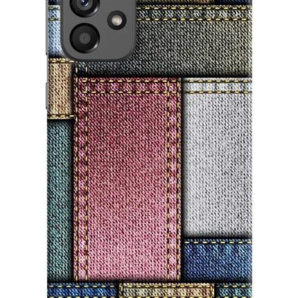 Multicolor Jeans Samsung A73 5G Hard Case Back Cover by Casekaro