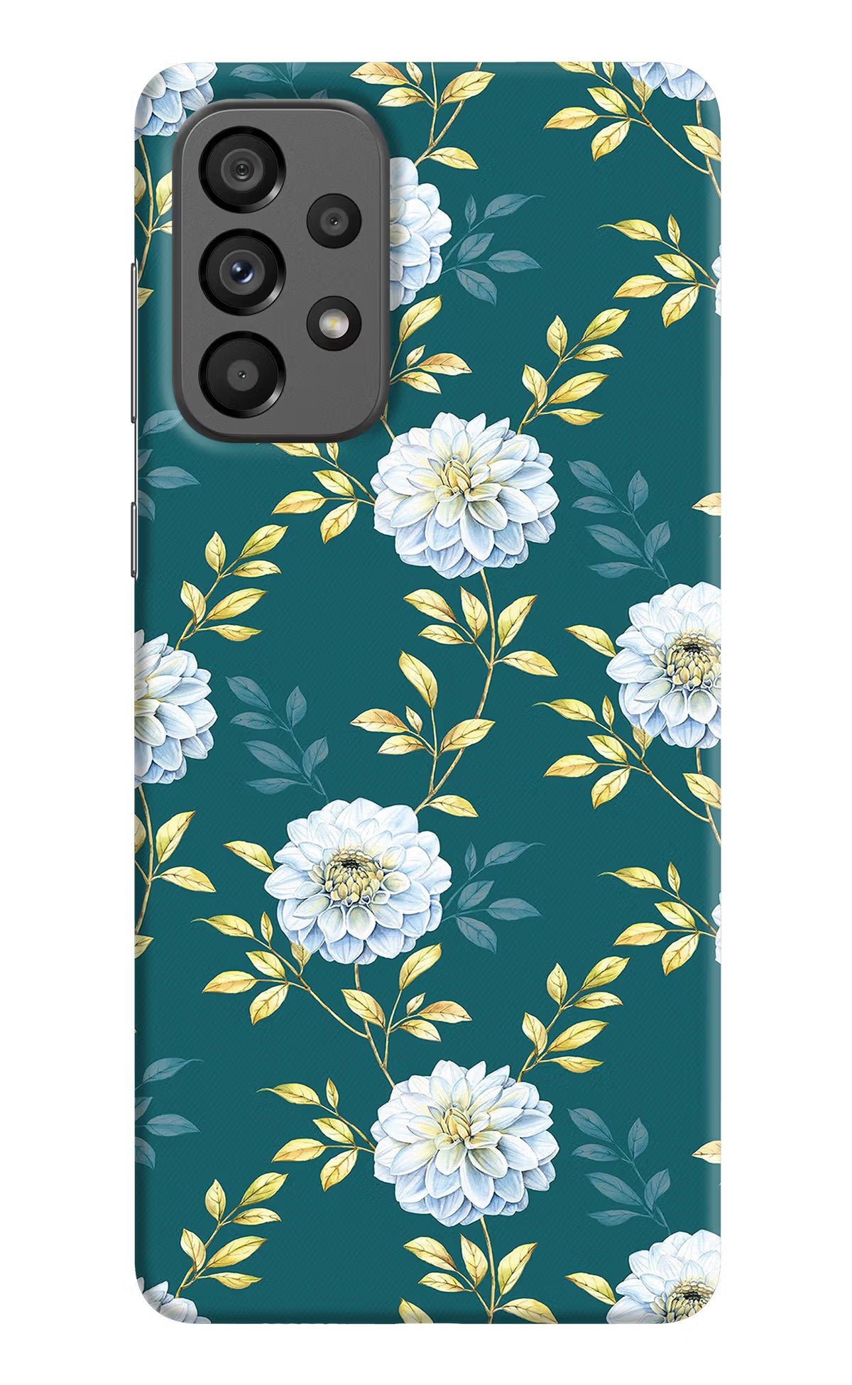 Flowers Samsung A73 5G Hard Case Back Cover by Casekaro