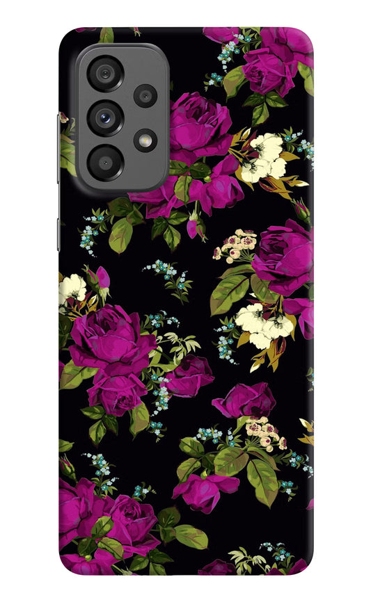 Flowers Samsung A73 5G Hard Case Back Cover by Casekaro