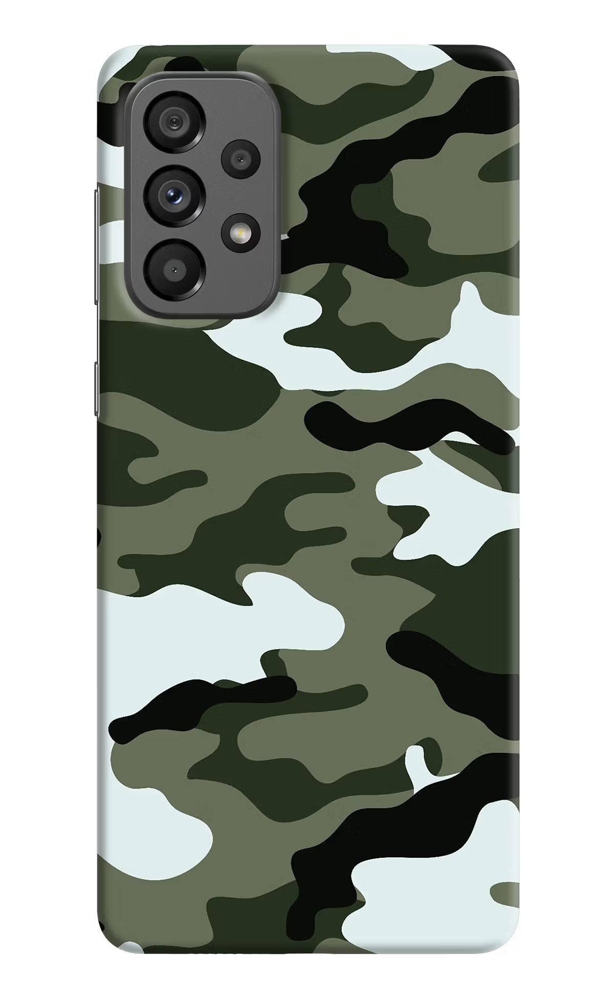 Camouflage Samsung A73 5G Hard Case Back Cover by Casekaro