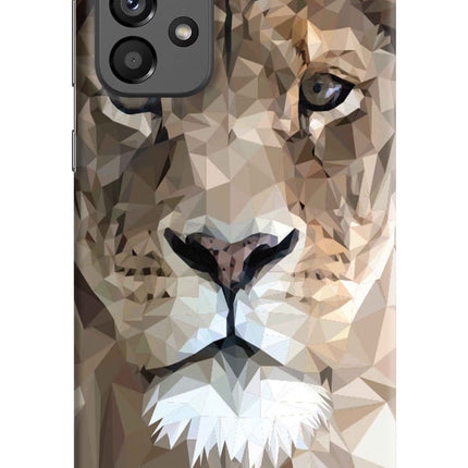 Lion Art Samsung A73 5G Hard Case Back Cover by Casekaro