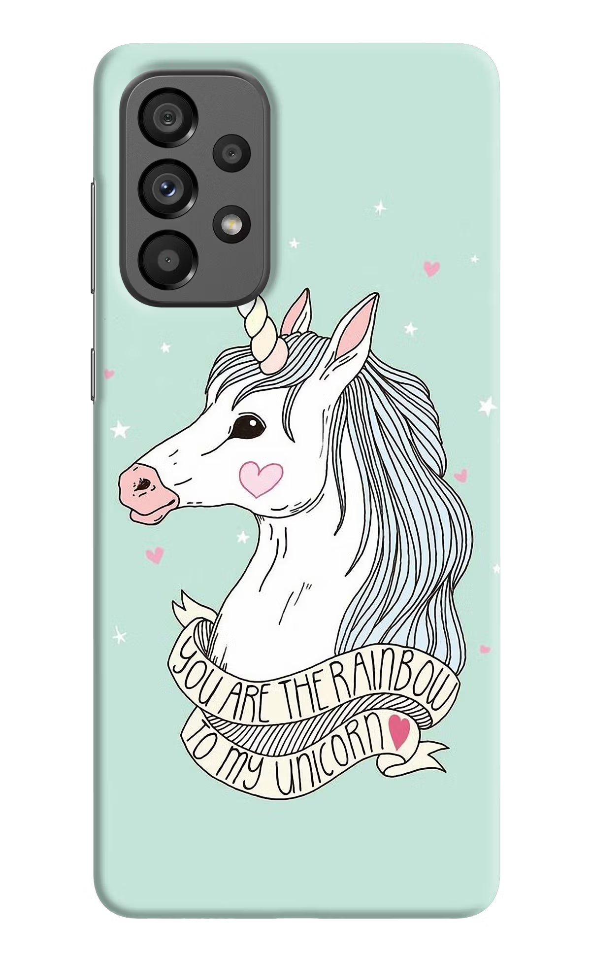Unicorn Wallpaper Samsung A73 5G Hard Case Back Cover by Casekaro