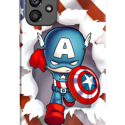 Captain America Samsung A73 5G Hard Case Back Cover by Casekaro