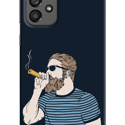 Smoking Samsung A73 5G Hard Case Back Cover by Casekaro