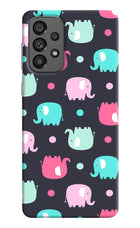 Elephants Samsung A73 5G Hard Case Back Cover by Casekaro
