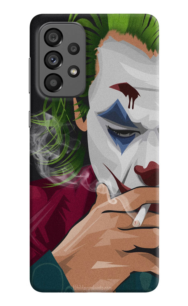 Joker Smoking Samsung A73 5G Hard Case Back Cover by Casekaro