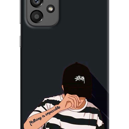 Aesthetic Boy Samsung A73 5G Hard Case Back Cover by Casekaro