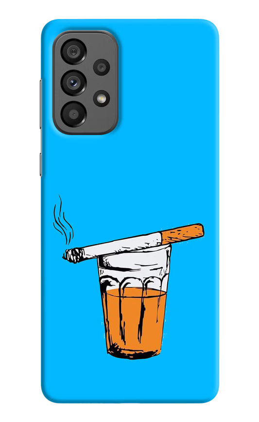 Chai Sutta Samsung A73 5G Hard Case Back Cover by Casekaro