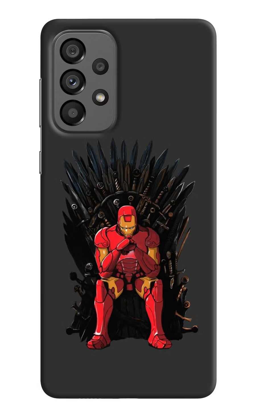 Ironman Throne Samsung A73 5G Back Cover, Hard case