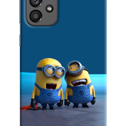 Minion Laughing Samsung A73 5G Hard Case Back Cover by Casekaro