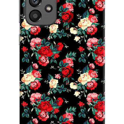 Rose Pattern Samsung A73 5G Hard Case Back Cover by Casekaro